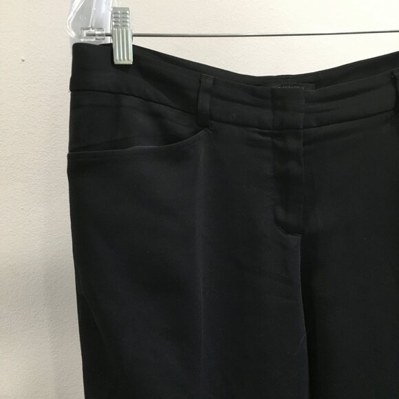 BCBGMAXAZRIA Black Slight Flare Leg Office Wear Slacks Dress Pant - Picture 5 of 10